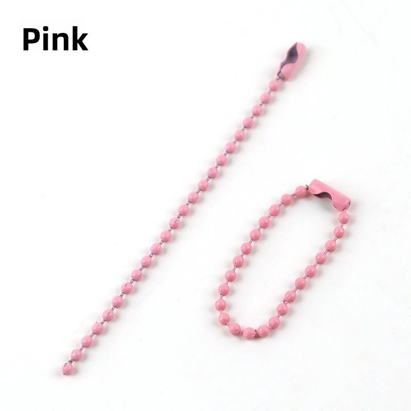 Лакированные стеклянные цепочки из бусин Ювелирные аксессуары Металлические цепочки из бусинСумки Ключи Подвески Бирки и Цепочки 100pcs розовый
Лакированные стеклянные цепочки из бусин Ювелирные аксессуары Металлические цепочки из бусинСумки Ключи Подвески Бирки и Цепочки 100pcs розовый