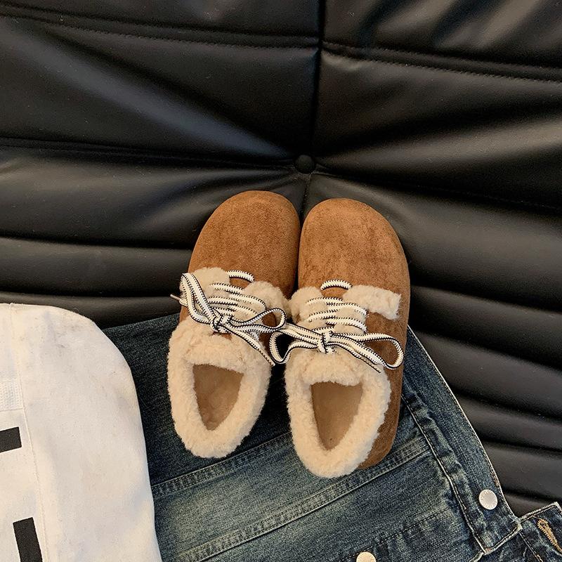 Флисовые теплые хлопковые туфли 2024 года, осенне-зимние, ретро, с круглым носком, на шнуровке, универсальные, с плоской подошвой, нескользящие, женские одинарные туфли 35 жёлтый
Флисовые теплые хлопковые туфли 2024 года, осенне-зимние, ретро, с круглым носком, на шнуровке, универсальные, с плоской подошвой, нескользящие, женские одинарные туфли 35 жёлтый