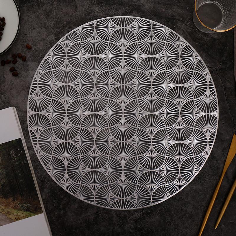 38x38cm Round Mirror Ginkgo Leaf Placemat Hollow Anti-scalding Table Insulation Plate Mat Kitchen Accessories 38x38cm серебряный
38x38cm Round Mirror Ginkgo Leaf Placemat Hollow Anti-scalding Table Insulation Plate Mat Kitchen Accessories 38x38cm серебряный