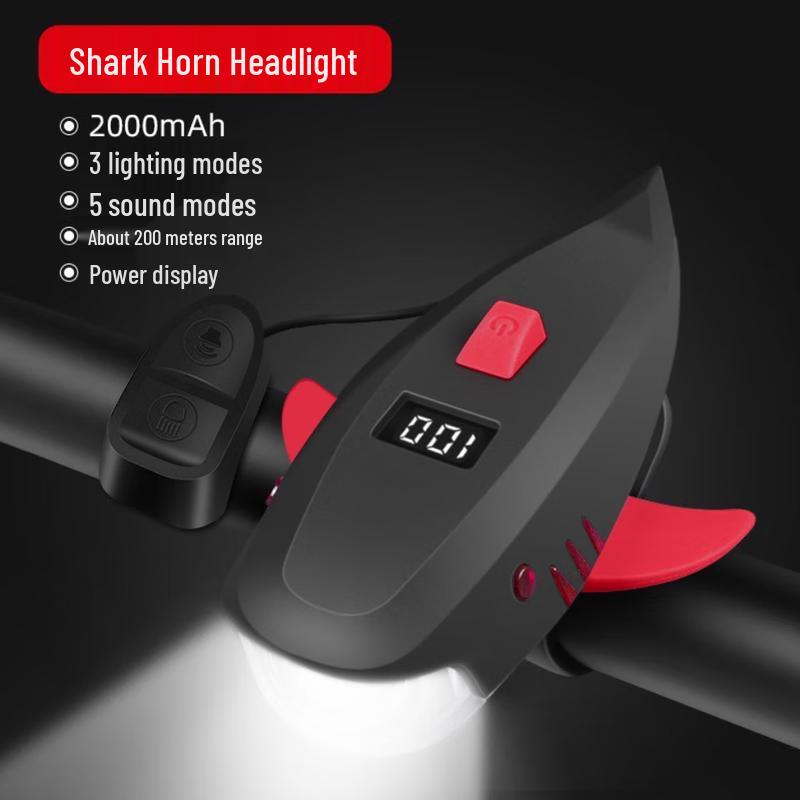Lishi Shark Horn Bicycle Front Light
Lishi Shark Horn Bicycle Front Light