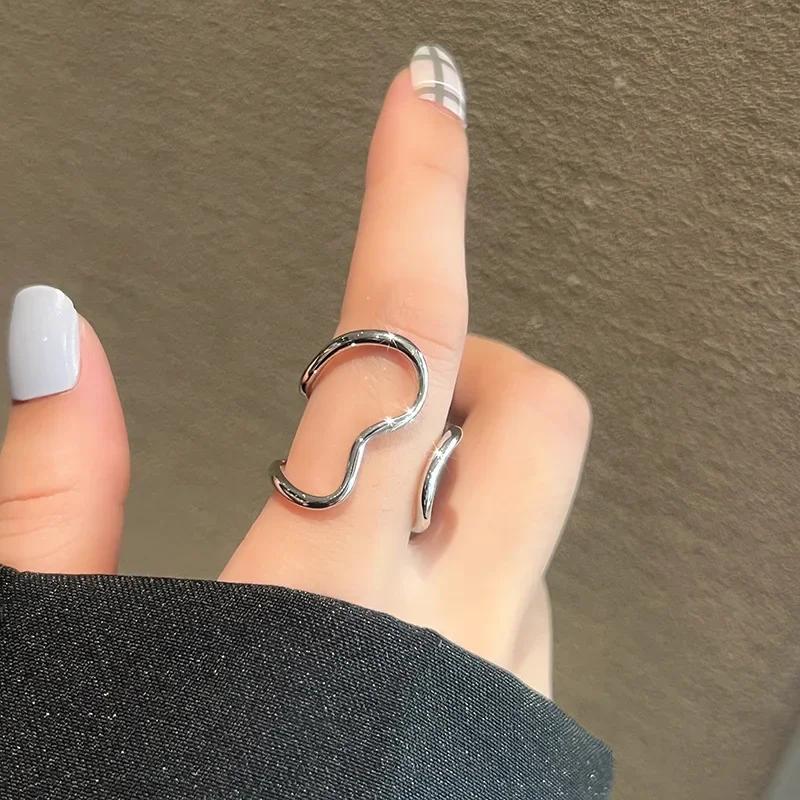 Personality Fashion Stainless Steel Irregularity Line Couple Rings for Women Men Temperament Opening Adjustable Finger Jewelry resizable
Personality Fashion Stainless Steel Irregularity Line Couple Rings for Women Men Temperament Opening Adjustable Finger Jewelry resizable