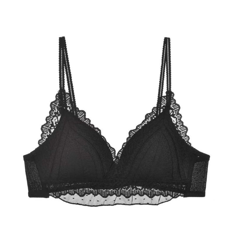 Triangle cup lace underwear no steel ring gathering small chest flat chest not empty cup shows small pure desire bra 85 (for 38abc) чорний
Triangle cup lace underwear no steel ring gathering small chest flat chest not empty cup shows small pure desire bra 85 (for 38abc) чорний