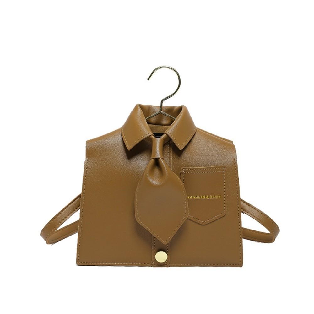 Elegant Shirt-Shaped Crossbody Bag Korean Style PU Leather Square Compact Shoulder Bag Texture Anti-splash Water коричневый
Elegant Shirt-Shaped Crossbody Bag Korean Style PU Leather Square Compact Shoulder Bag Texture Anti-splash Water коричневый