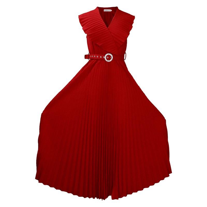 Belt Summer European American Women s Clothing Fashionable Sexy Ruffled Pleated Large Skirt Dress XXXL вино красного
Belt Summer European American Women s Clothing Fashionable Sexy Ruffled Pleated Large Skirt Dress XXXL вино красного