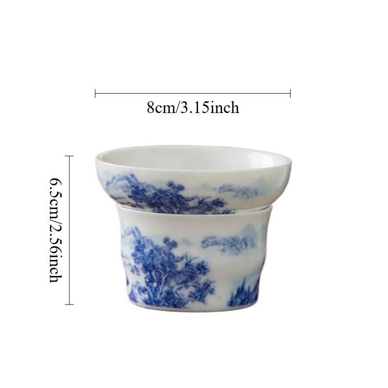 Ceramic Blue and White Porcelain Tea Strainer Chinese Style Tea Filter Tea Residue Net Household Kungfu Teaset Teaware синий
Ceramic Blue and White Porcelain Tea Strainer Chinese Style Tea Filter Tea Residue Net Household Kungfu Teaset Teaware синий