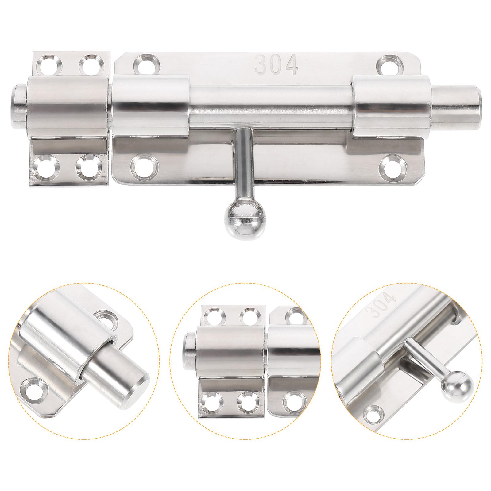 1Pcs Heavy Duty Thickened Door Lock Premium Stainless Steel Door Latch Lock Keyhole Bolt for Home Office Security Use 11.9X4.3X2.5CM
1Pcs Heavy Duty Thickened Door Lock Premium Stainless Steel Door Latch Lock Keyhole Bolt for Home Office Security Use 11.9X4.3X2.5CM