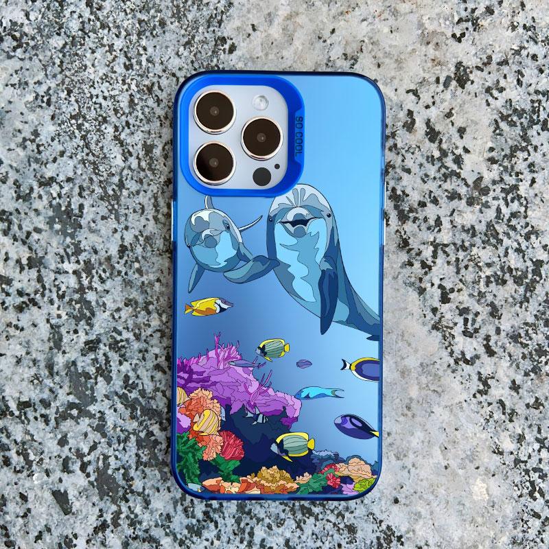 Summer Ocean Dolphin Print Phone Case For iPhone 16 15 13 12 11 Pro Max 16 14 Plus Pro Max 13 Mini Shockproof Bumper Laser Cover iphone 13Mini
Summer Ocean Dolphin Print Phone Case For iPhone 16 15 13 12 11 Pro Max 16 14 Plus Pro Max 13 Mini Shockproof Bumper Laser Cover iphone 13Mini
