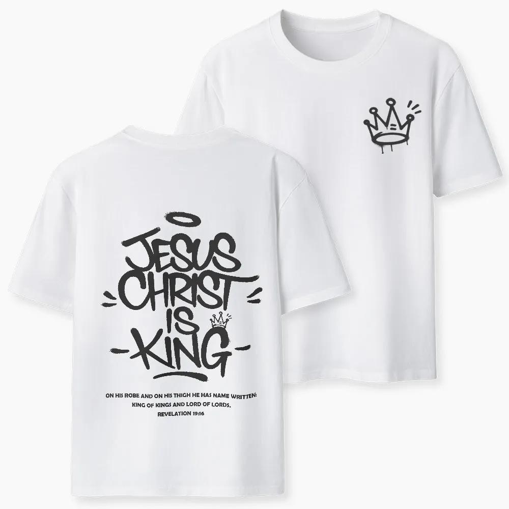 2026 New Style Jesus Christ Is King Christian Highquality Casual Breathable Tshirt for Both Unisexs Clothing Women Summer TShirt S
2026 New Style Jesus Christ Is King Christian Highquality Casual Breathable Tshirt for Both Unisexs Clothing Women Summer TShirt S