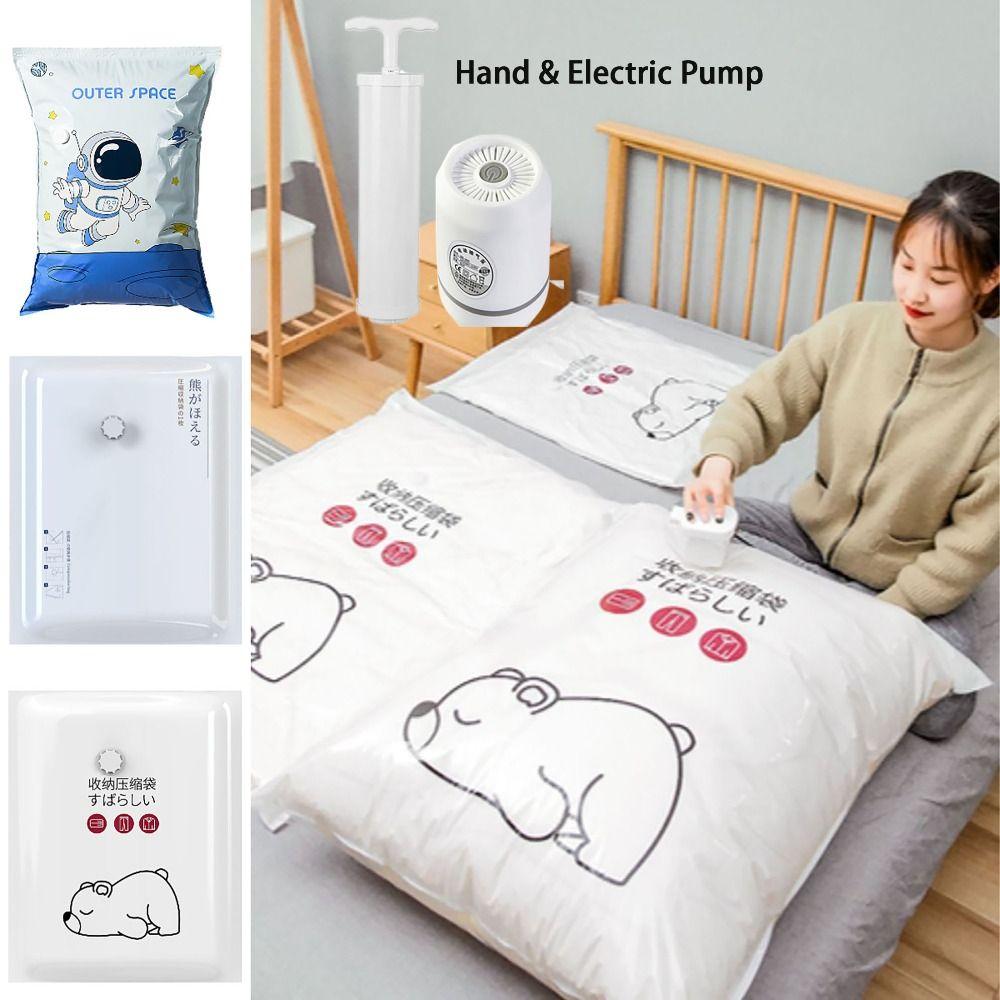 Large Capacity Stuff Bag Reusable Storage Bag Convenient Compression Storage Bag Household Milk white-50X70cm
Large Capacity Stuff Bag Reusable Storage Bag Convenient Compression Storage Bag Household Milk white-50X70cm