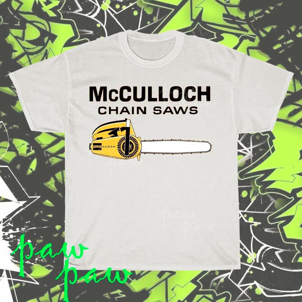 Brand New McCulloch chainsaw Logo American T-Shirt Funny Size S to 5XL M
Brand New McCulloch chainsaw Logo American T-Shirt Funny Size S to 5XL M