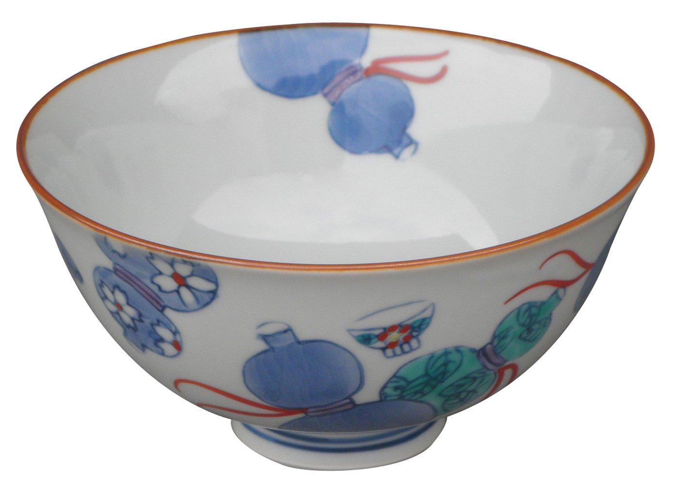 Arita Ware Tokushichi Kiln Gourd-themed Rice Bowl (Large) 26964
Arita Ware Tokushichi Kiln Gourd-themed Rice Bowl (Large) 26964