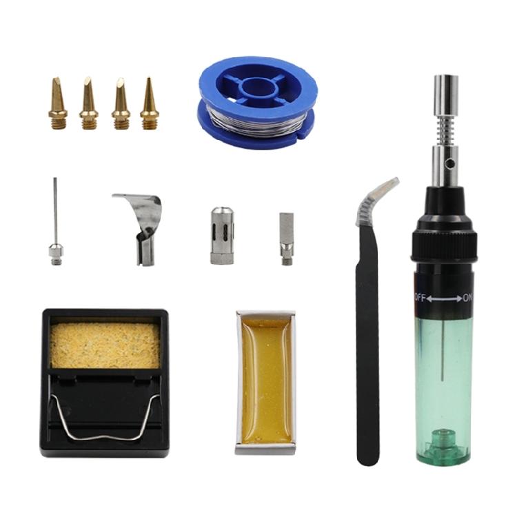 Premium-Butane Soldering Iron Kit 12-In-1 Portable Cordless-Welding Solder-Torch 1
Premium-Butane Soldering Iron Kit 12-In-1 Portable Cordless-Welding Solder-Torch 1