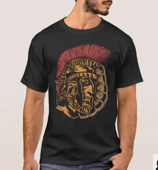 Мужская футболка Leonidas с головой спартанца, летняя, хлопковая, с коротким рукавом, с круглым вырезом, новая, S-3XL S
Мужская футболка Leonidas с головой спартанца, летняя, хлопковая, с коротким рукавом, с круглым вырезом, новая, S-3XL S