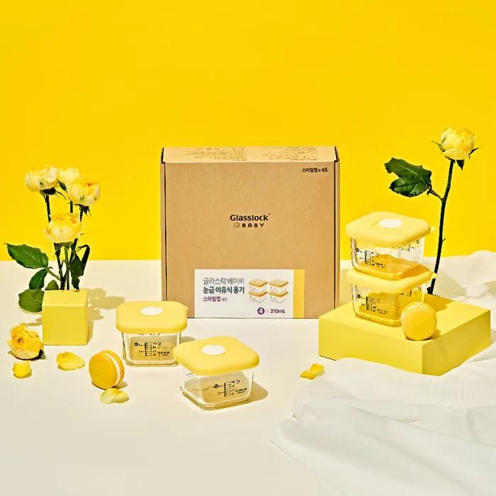 Glasslock Baby Scale Контейнер для детского питания 210 мл Крышка с улыбкой Набор из 4 штук (желтый)
Glasslock Baby Scale Контейнер для детского питания 210 мл Крышка с улыбкой Набор из 4 штук (желтый)