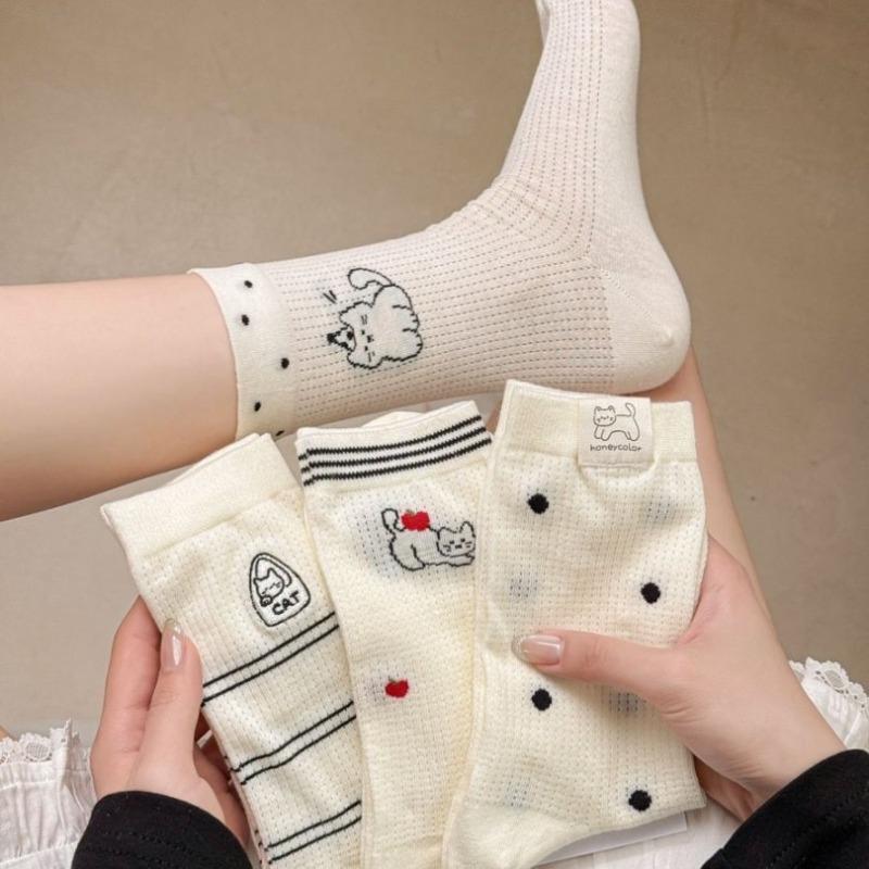Women s Spring and Summer Thin Pure Cotton Dot Mesh Breathable Tube Stack Socks 1 pair
Women s Spring and Summer Thin Pure Cotton Dot Mesh Breathable Tube Stack Socks 1 pair