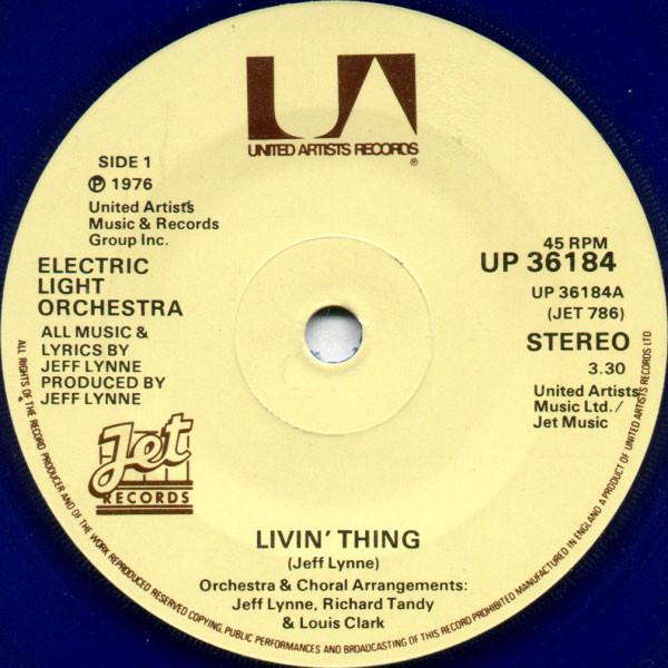 7-дюймовая пластинка ELECTRIC LIGHT ORCHESTRA - Livin Thing UP36184 United Artists 1976 UK Рок Б/У
7-дюймовая пластинка ELECTRIC LIGHT ORCHESTRA - Livin Thing UP36184 United Artists 1976 UK Рок Б/У