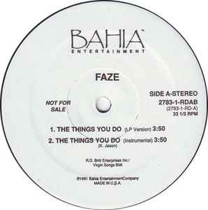12inch Record FAZE - The Things You Do 27831RDAB Bahia Entertain 1991 US Rap & Hip-Hop/R&B Used
12inch Record FAZE - The Things You Do 27831RDAB Bahia Entertain 1991 US Rap & Hip-Hop/R&B Used
