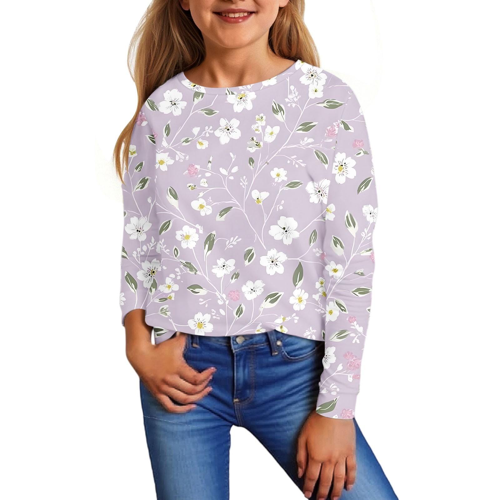 Children s Long Sleeve Tops Casual Print T Shirt Round Neck Pullover Blouse 150
Children s Long Sleeve Tops Casual Print T Shirt Round Neck Pullover Blouse 150