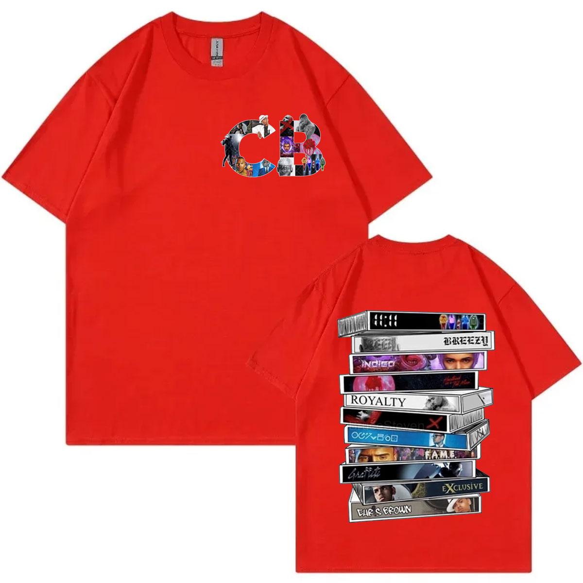 Rapper Chris Brown Albums Disks Graphic T Shirts 2024 Concert Tour Fan Gift Tshirt Mens Womens Fashion Hip Hop Retro Tshirts S
Rapper Chris Brown Albums Disks Graphic T Shirts 2024 Concert Tour Fan Gift Tshirt Mens Womens Fashion Hip Hop Retro Tshirts S