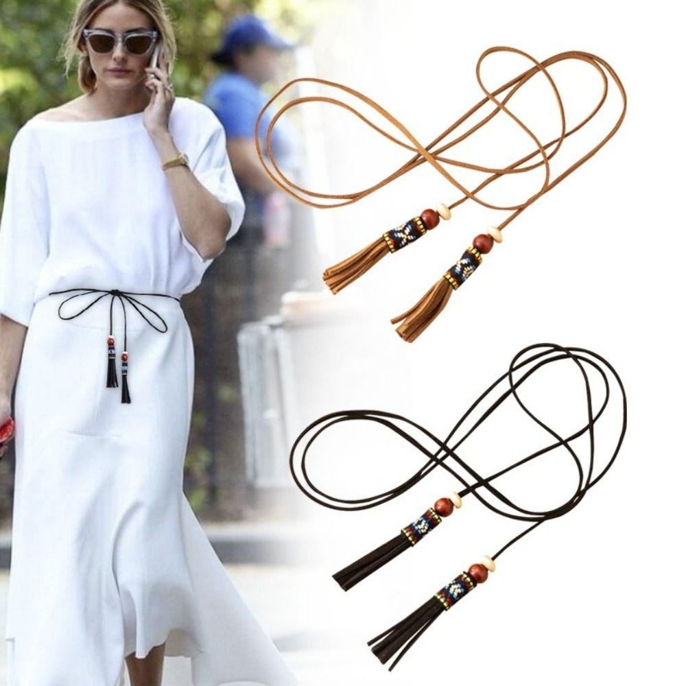 Bohemian Ethnic Style Belts Beaded Dress Decoration Retro Tassel Waist Belt Daily чёрный
Bohemian Ethnic Style Belts Beaded Dress Decoration Retro Tassel Waist Belt Daily чёрный