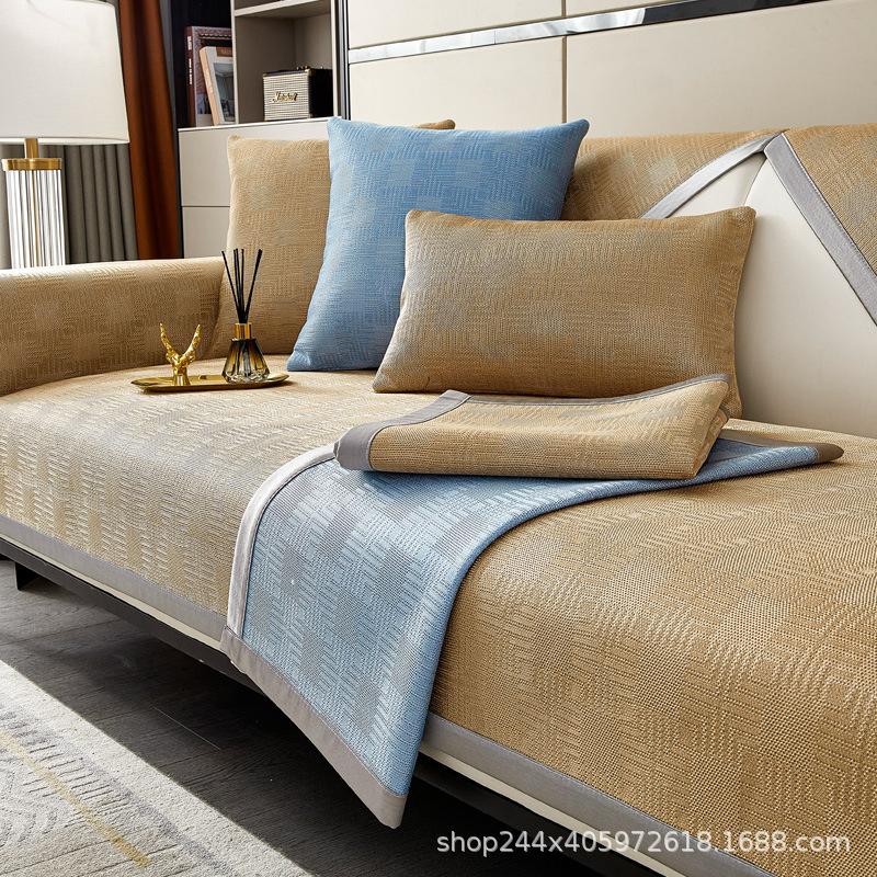 Summer Ice Silk Sofa Cushion, Summer Mat Non-Slip Seat Cushion New Simple Modern Leather Sofa Cover 70*70cm
Summer Ice Silk Sofa Cushion, Summer Mat Non-Slip Seat Cushion New Simple Modern Leather Sofa Cover 70*70cm