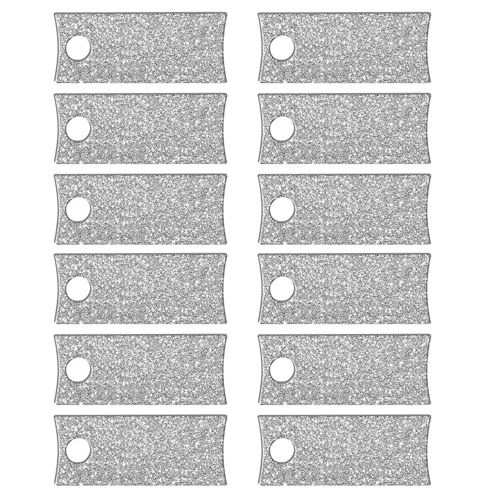 Упаковка из 12 привлекательных этикеток на крышку, акриловые наклейки, пустая табличка на чашку, акриловые декоративные листы, акриловый материал для чашки серебряный
Упаковка из 12 привлекательных этикеток на крышку, акриловые наклейки, пустая табличка на чашку, акриловые декоративные листы, акриловый материал для чашки серебряный