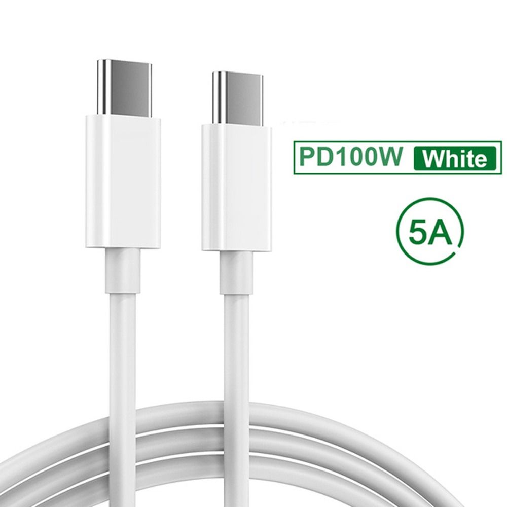 5A 100W PD Fast Charge Data Cable Weaving C Cable Type-C Charger Mobile Phone Charge 1m білий
5A 100W PD Fast Charge Data Cable Weaving C Cable Type-C Charger Mobile Phone Charge 1m білий