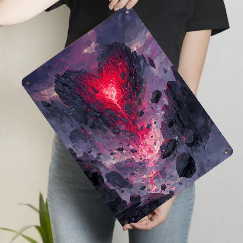 Gothic Lava Heart Metal Wall Art Dark Style Home DecorExclusive Creative Hanging Ornament 20x30cm(7.8x11.8inch)
Gothic Lava Heart Metal Wall Art Dark Style Home DecorExclusive Creative Hanging Ornament 20x30cm(7.8x11.8inch)