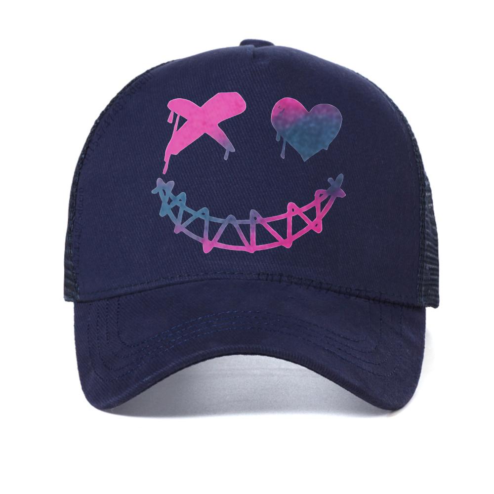 Personalized and Trendy Smiley Face Printed baseball cap Men s and Women s Casual Snapback hat Breathable sun hats trucker caps Adjustable темно-синього кольору
Personalized and Trendy Smiley Face Printed baseball cap Men s and Women s Casual Snapback hat Breathable sun hats trucker caps Adjustable темно-синього кольору
