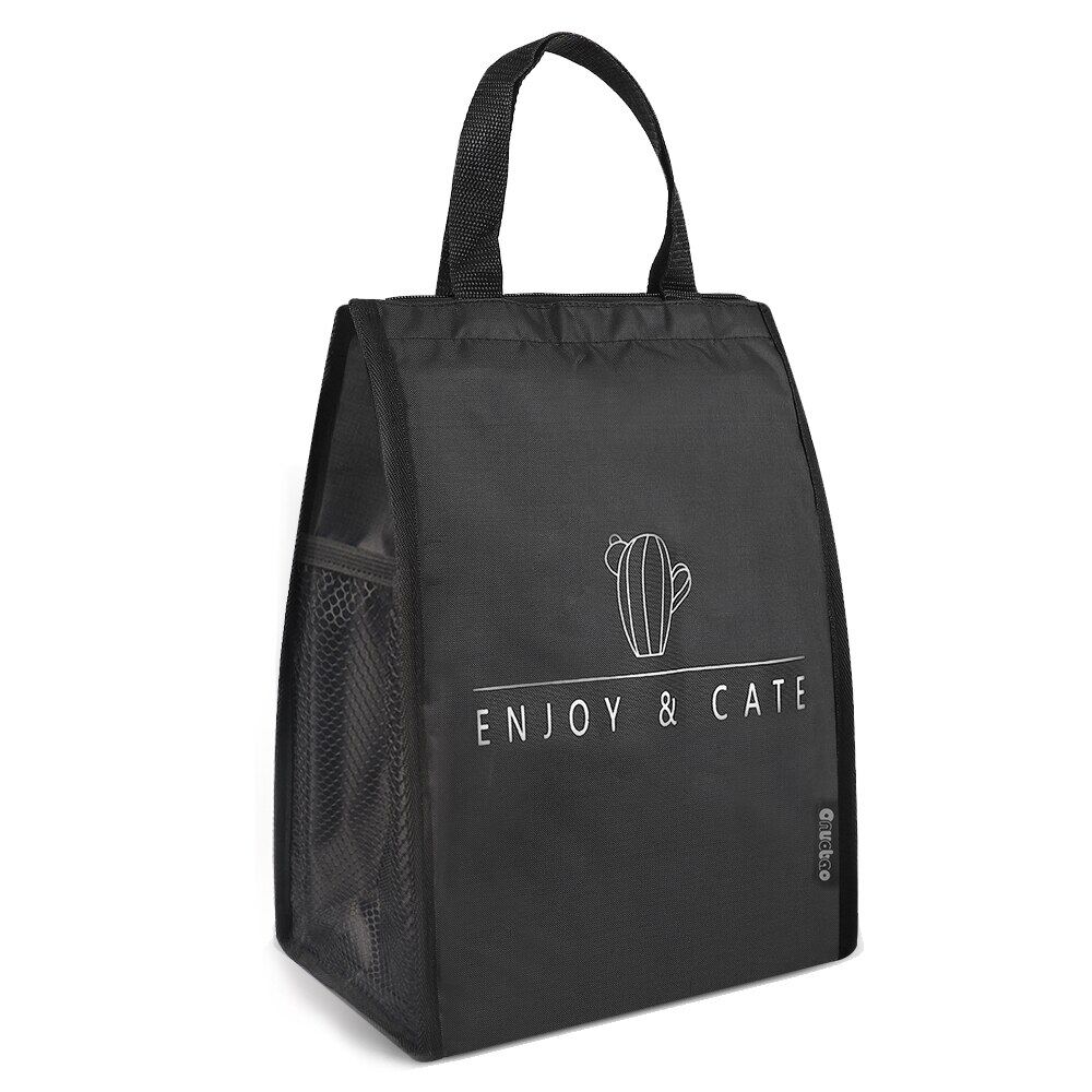 Сумка для обіду Bento Box Storage Водонепроникна портативна термоізоляційна сумка з тканини Oxford чорний
Сумка для обіду Bento Box Storage Водонепроникна портативна термоізоляційна сумка з тканини Oxford чорний