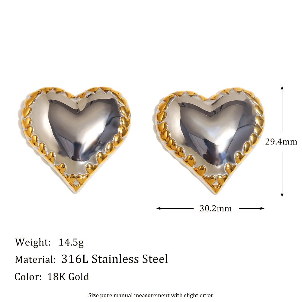 MamacitaSlay Unique Stainless Steel Mixed Color Heart Stud Earrings Party Waterproof Jewelry Women s Charm Gift High Quality
MamacitaSlay Unique Stainless Steel Mixed Color Heart Stud Earrings Party Waterproof Jewelry Women s Charm Gift High Quality