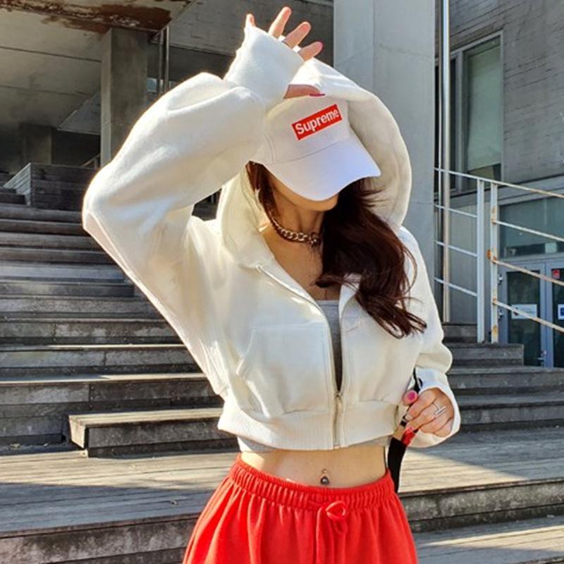 Хлопковая весенне-осенняя куртка-кардиган на молнии, спортивная короткая толстовка с капюшоном Premium Sense для женщин S белый
Хлопковая весенне-осенняя куртка-кардиган на молнии, спортивная короткая толстовка с капюшоном Premium Sense для женщин S белый