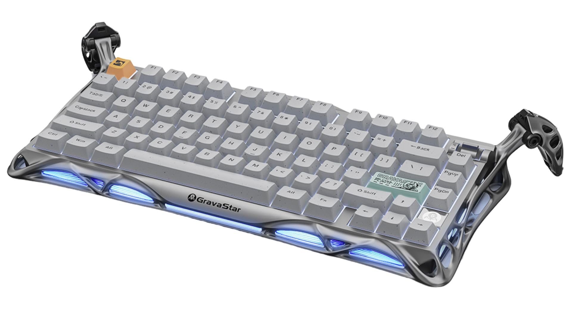 GravaStar Mercury K1 Pro Gaming Keyboard Wireless 75% Layout Tenkeyless Hot Swap Bluetooth Connection Equipped with Gasket Customized RGB Light
GravaStar Mercury K1 Pro Gaming Keyboard Wireless 75% Layout Tenkeyless Hot Swap Bluetooth Connection Equipped with Gasket Customized RGB Light