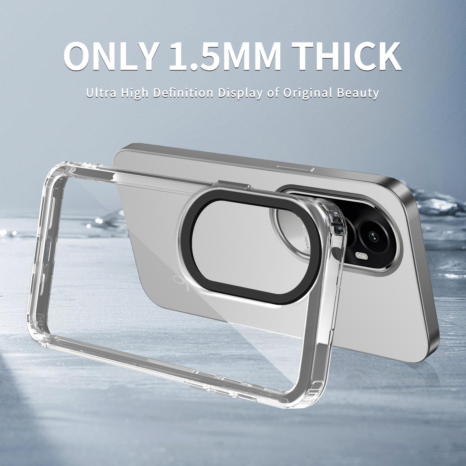 For Oppo Reno11 Pro 5G (Global) Shockproof Cases PC+TPU Clear Phone Cover Transparent Black
For Oppo Reno11 Pro 5G (Global) Shockproof Cases PC+TPU Clear Phone Cover Transparent Black