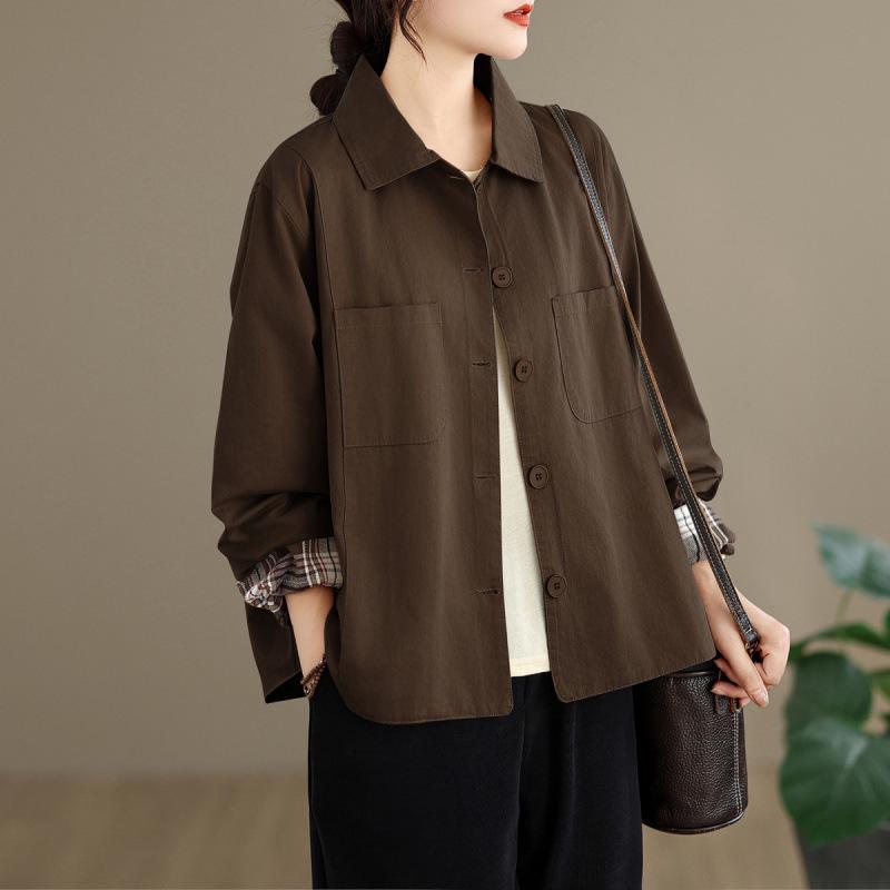 2026 Korean Style Plus Size Women s Casual Windbreaker Jacket - Flattering Spring/Autumn Fashion L кавовий
2026 Korean Style Plus Size Women s Casual Windbreaker Jacket - Flattering Spring/Autumn Fashion L кавовий