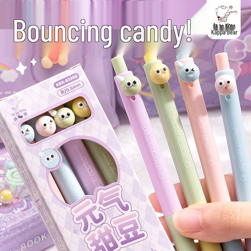 Kaba Bear High-Value Cute Push-Top Lead Neutral Pen with Super Soft Grip & Replaceable Refill 0.5mm
Kaba Bear High-Value Cute Push-Top Lead Neutral Pen with Super Soft Grip & Replaceable Refill 0.5mm
