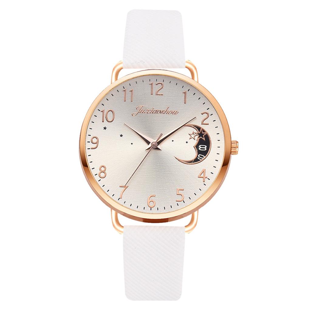 Hot New Casual Women Watch Bracelet Moon Numbers Dial Set Ladies Leather Band Quartz Wristwatch Feminine Female Clock белый
Hot New Casual Women Watch Bracelet Moon Numbers Dial Set Ladies Leather Band Quartz Wristwatch Feminine Female Clock белый