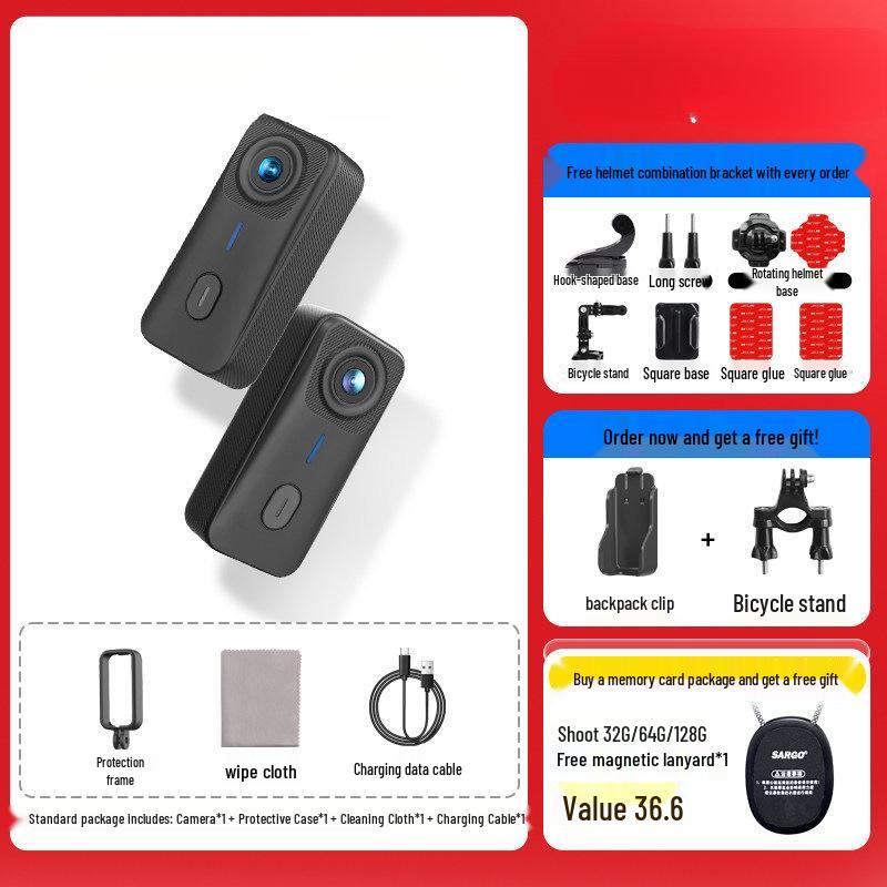 G10 4K Motorcycle Dashcam & Vlog Camera with Chest & Helmet Mounts
G10 4K Motorcycle Dashcam & Vlog Camera with Chest & Helmet Mounts