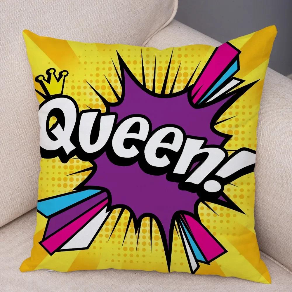 Pop Art Cushion Cover Polyester Pillowcase Sofa Chair Bed Livingroom Decorative Pillow Cover 30x30cm бежевий
Pop Art Cushion Cover Polyester Pillowcase Sofa Chair Bed Livingroom Decorative Pillow Cover 30x30cm бежевий
