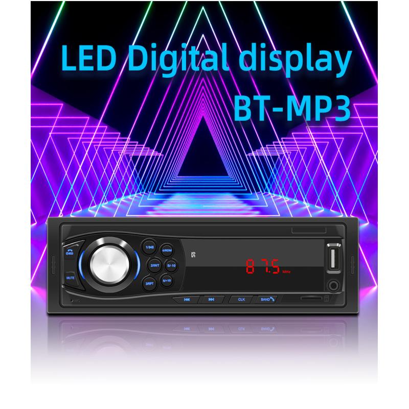 Универсальный автомобильный Bluetooth Mp3-плеер 12 В с поддержкой TF-карты U-диска FM-радио
Универсальный автомобильный Bluetooth Mp3-плеер 12 В с поддержкой TF-карты U-диска FM-радио