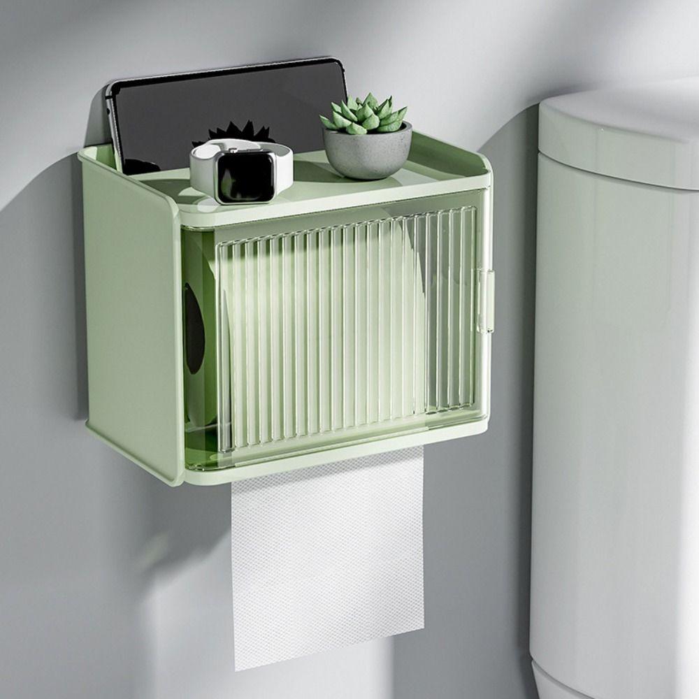 Plastic Toilet Paper Storage Container Punch-free Toilet Paper Shelf Toilet Paper Storage Box Home
Plastic Toilet Paper Storage Container Punch-free Toilet Paper Shelf Toilet Paper Storage Box Home