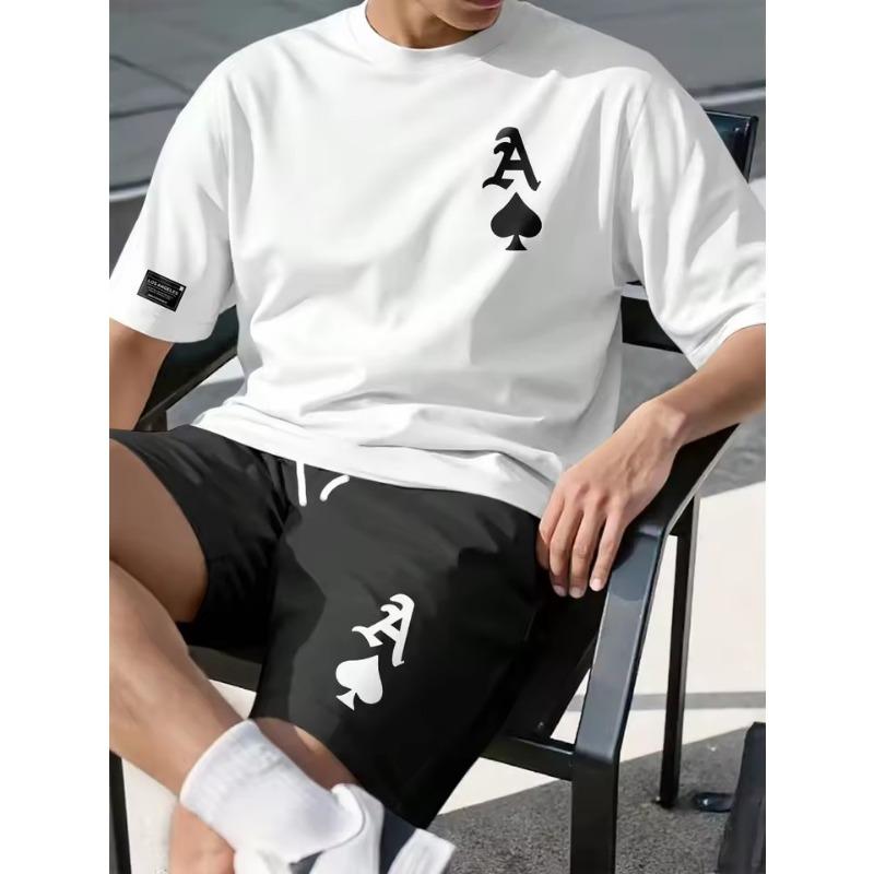 Summer New Men s Set Letter Print Casual Fashion T-shirt Short Sleeve Shorts Sportswear Casual Everyday Wear for Both Men A 6XL
Summer New Men s Set Letter Print Casual Fashion T-shirt Short Sleeve Shorts Sportswear Casual Everyday Wear for Both Men A 6XL