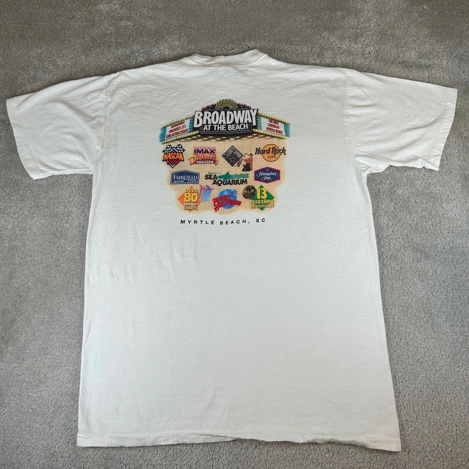 Vintage 90s All Sport Broadway at the Beach T-shirt Men s XL White Souvenir USA M
Vintage 90s All Sport Broadway at the Beach T-shirt Men s XL White Souvenir USA M
