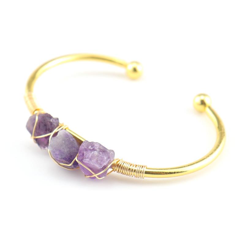 Color Retaining Natural Rough Stone Crystal Amethyst Winding Hand Woven Bracelet B52 gold plated аметист
Color Retaining Natural Rough Stone Crystal Amethyst Winding Hand Woven Bracelet B52 gold plated аметист
