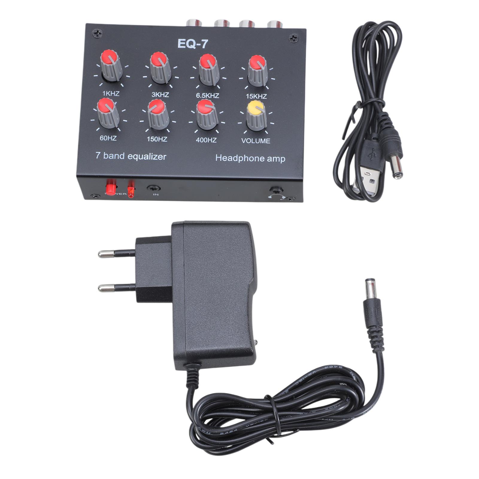7 Band Car Sound Equalizer RCA Output Input 12dB High Bass Adjustment Dual Channel Digital Equalizer
7 Band Car Sound Equalizer RCA Output Input 12dB High Bass Adjustment Dual Channel Digital Equalizer