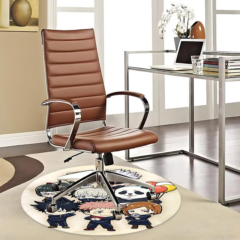 1pc Anime Cartoon Design Round Carpet Office Chair Mat, NonSlip Rug for Home Decor 80cm
1pc Anime Cartoon Design Round Carpet Office Chair Mat, NonSlip Rug for Home Decor 80cm