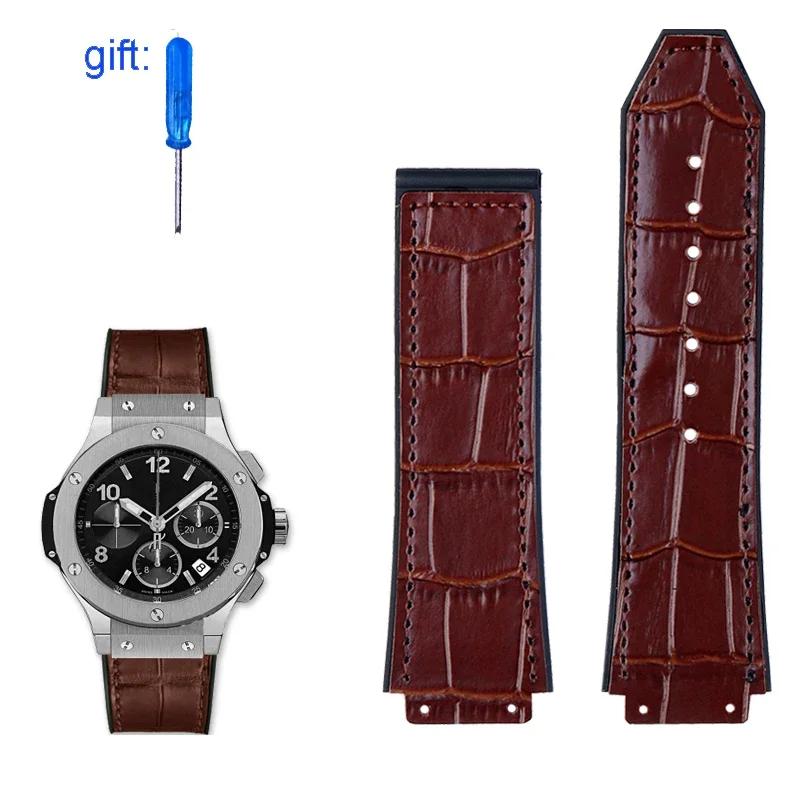 Оригинальный кожаный ремешок для часов Hublot Yubo Big Bang Мужской Classic Fusion Силиконовый Влагостойкий Ремешок для часов 19x26 мм Матовый 26-19mm
Оригинальный кожаный ремешок для часов Hublot Yubo Big Bang Мужской Classic Fusion Силиконовый Влагостойкий Ремешок для часов 19x26 мм Матовый 26-19mm