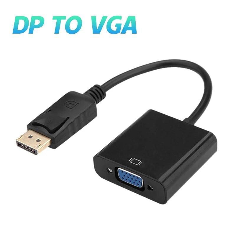 DisplayPort to VGA Adapter 1080p DP Male to VGA Female Converter Cable For Projector TV Computer Laptop PC 25cm чёрный
DisplayPort to VGA Adapter 1080p DP Male to VGA Female Converter Cable For Projector TV Computer Laptop PC 25cm чёрный