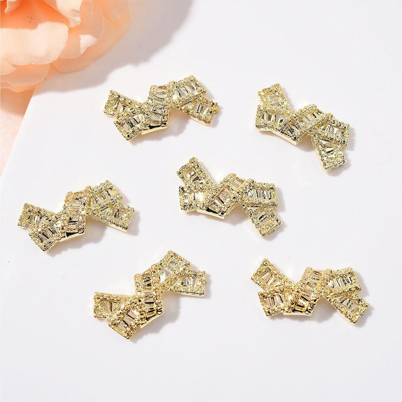 10Pcs 3D Bowknot Nail Charm Metal Ribbon Bows Nail Decor Parts Diy Luxury Silver Alloy Nail Parts різнокольоровий
10Pcs 3D Bowknot Nail Charm Metal Ribbon Bows Nail Decor Parts Diy Luxury Silver Alloy Nail Parts різнокольоровий
