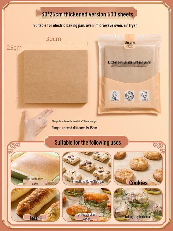 ZISIZ Silicone Oil Baking Paper
ZISIZ Silicone Oil Baking Paper